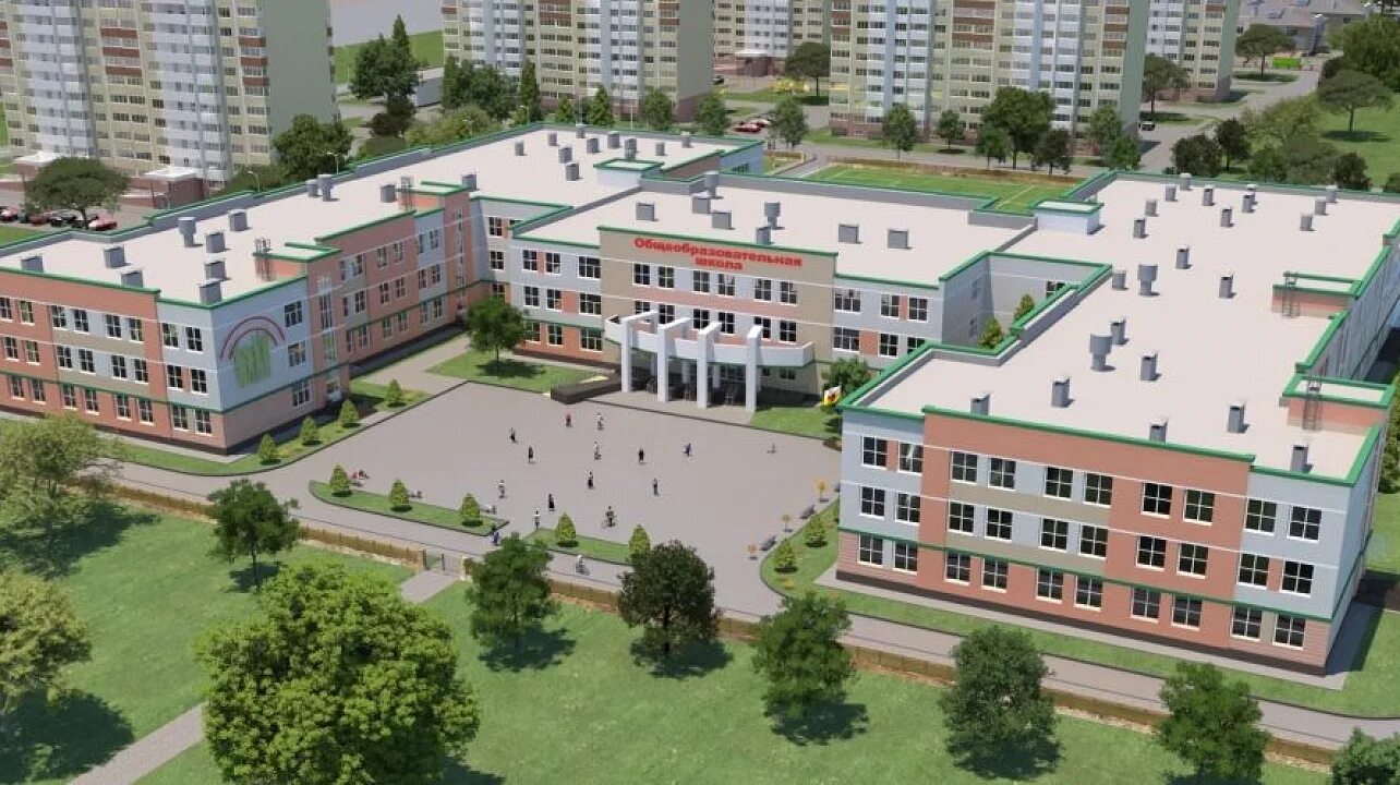 Краснодог ул куйбышева 2 школьный микрорайон фото В Молодёжном микрорайоне Краснодара в 2018 г. начнётся строительство школы на 11