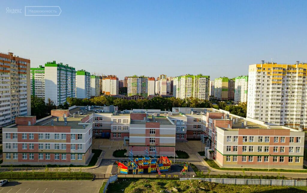Краснодог ул куйбышева 2 школьный микрорайон фото Panorama: Микрорайон Восточно-Кругликовский, housing complex, Russia, Krasnodar,