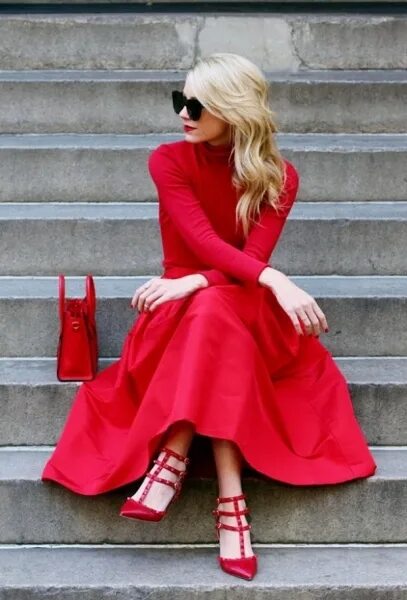 Красное платье образы фото Red Style - Red style - Marina Dusanic - trendMe.net