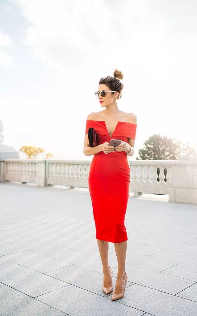 Красное платье образы фото Holiday Dresses (Hello Fashion) Fashion, Style, Holiday dresses