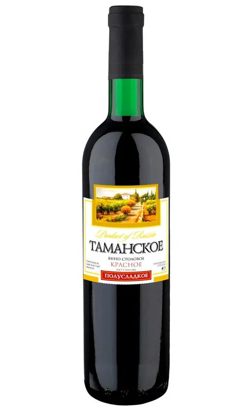 Красное полусладкое фото Wine Tamanskoe Krasnoe Polusladkoe on Vi.Wine
