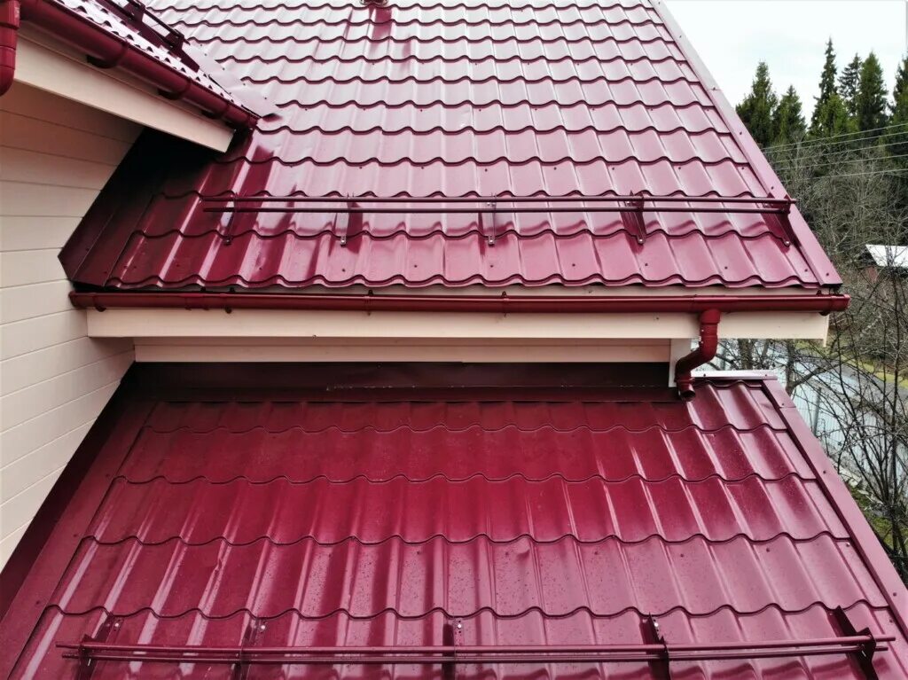 Красное вино рал 3005 фото Купить Металлочерепицу кредо 0,5 Polydexter RAL 3005 красное вино, по доступной 