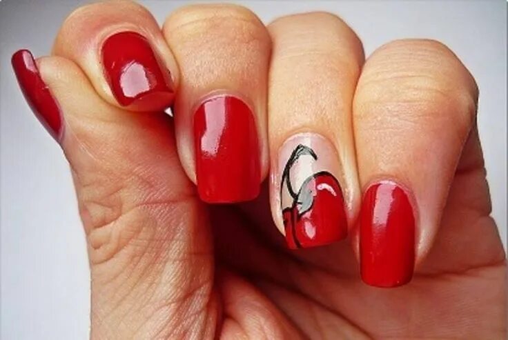 Красное яблоко самара маникюр 57 Creative Fruit Nail Art Ideas You’ll Regret If You Miss to Check Cherry nails