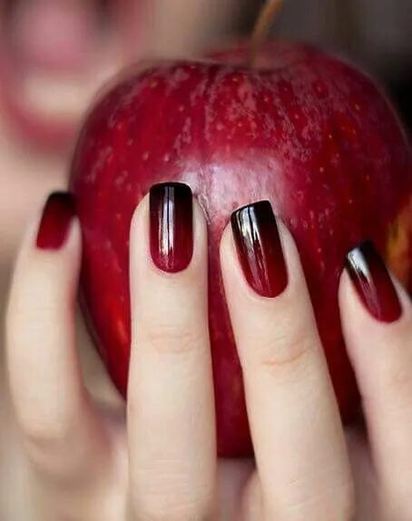 Красное яблоко самара маникюр Pin on Wanted nail designs Nails, Ombre nails, Maroon nails