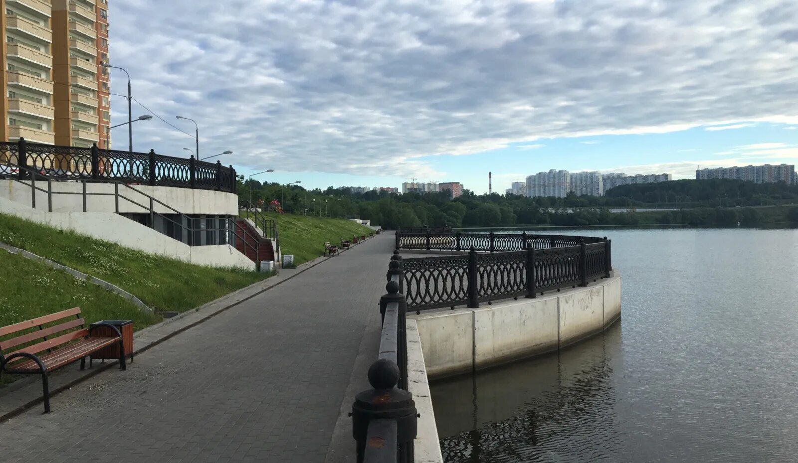 Красногорск набережная фото Живописная набережная - Северная часть - Красногорск