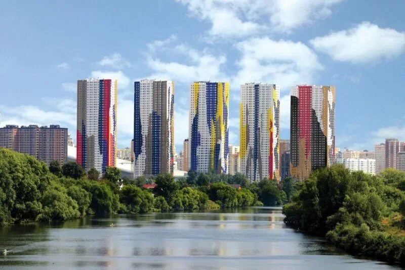Красногорск сити фото ЖК "Public Art Towers", Красногорск, Павшино, Центральная ул., Ильинское ш., кор
