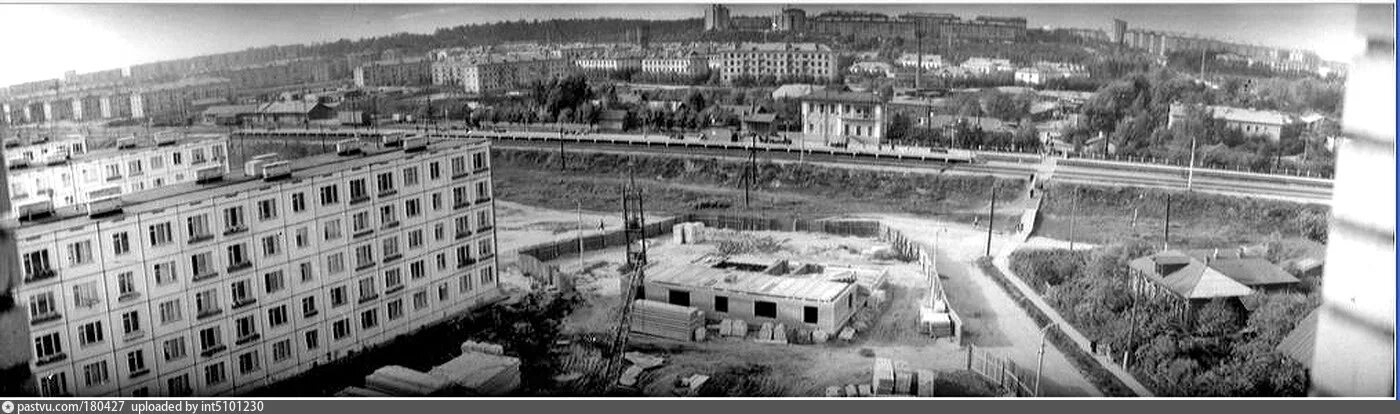 Красногорск советские фото Вид на станцию Павшино. 60-е - Retro photos