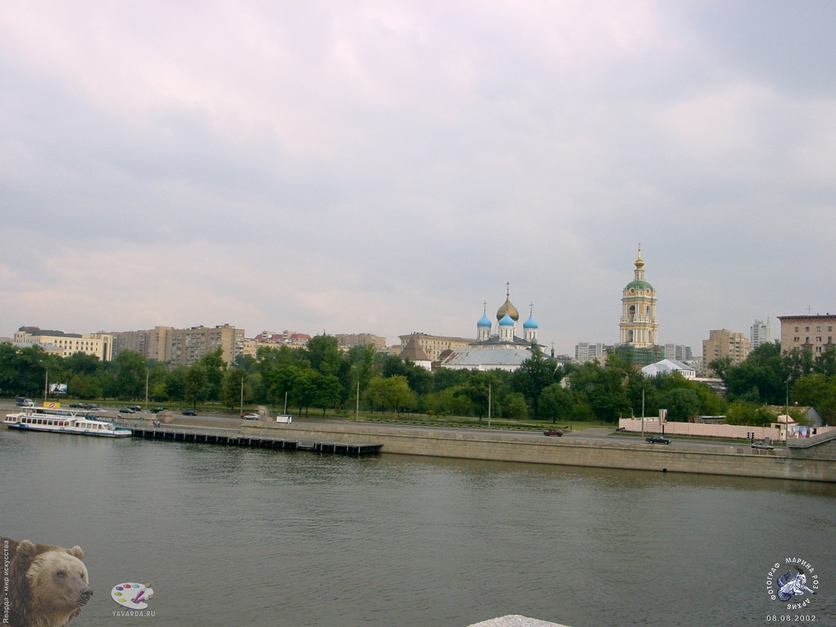 Краснохолмская набережная фото причал Причал Новоспасский мост в Москве на Краснохолмской набережной