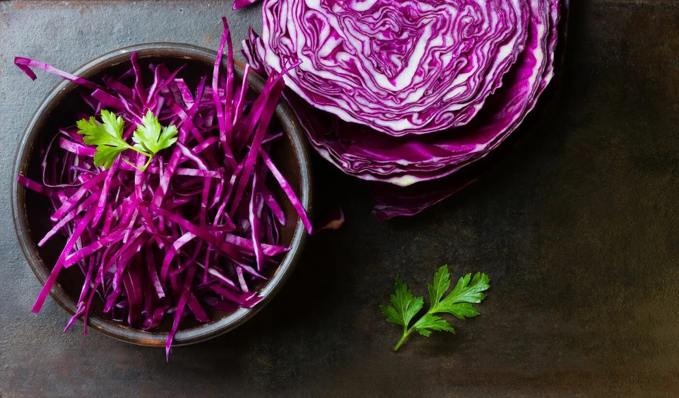 Краснокочанная капуста фото Red Cabbage Salad - Dr. Mark Hyman Recipe Pickled red cabbage, Red cabbage benef