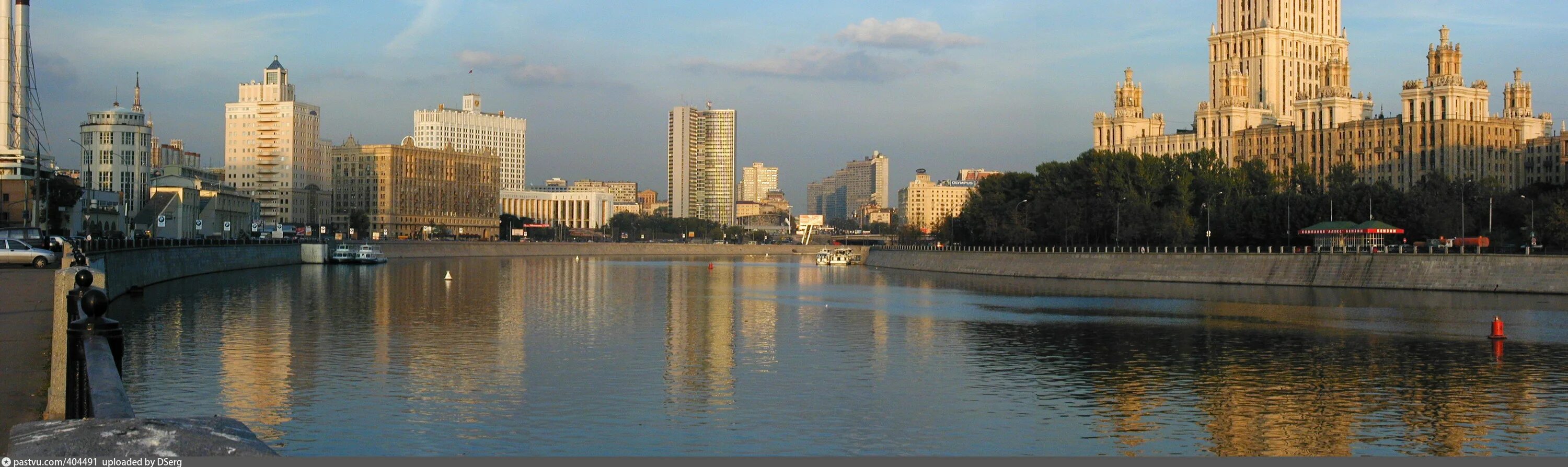 Краснопресненская набережная москва фото Панорама Краснопресненской набережной и Нового Арбата