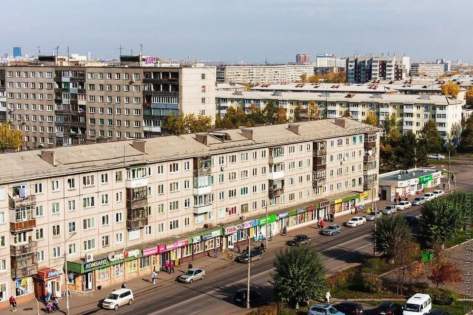 Красноярск 40 фото На капитальный ремонт улицы 60 лет Октября в Красноярске дополнительно выделят 3
