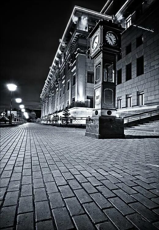 Красноярск черно белое фото Nonstop Photos Роман Быков