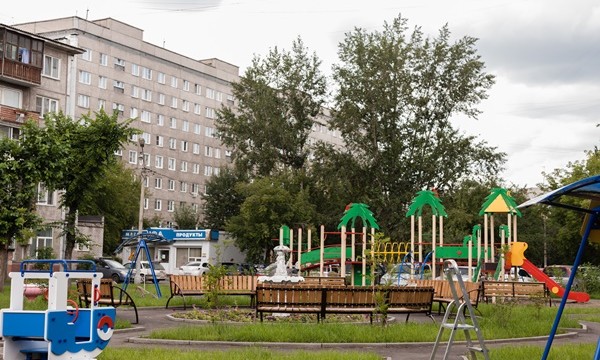 Красноярск фото дворов Активисты проекта "Городская среда" проверили ход благоустройства дворов в Красн