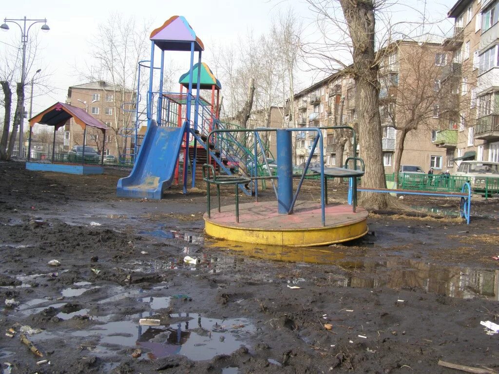 Красноярск фото дворов Весна в Красноярских дворах часть 1