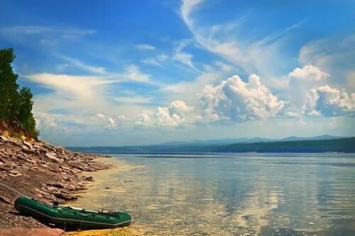 Красноярск фото море Прогулка по Красноярскому морю - купить горящие путевки, цены на путевки и отдых