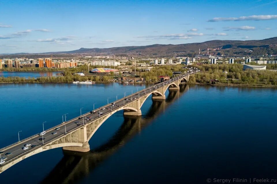 Красноярск мост через енисей фото Выходные в Красноярске: что посмотреть, куда сходить, чему удивиться? - KP.RU