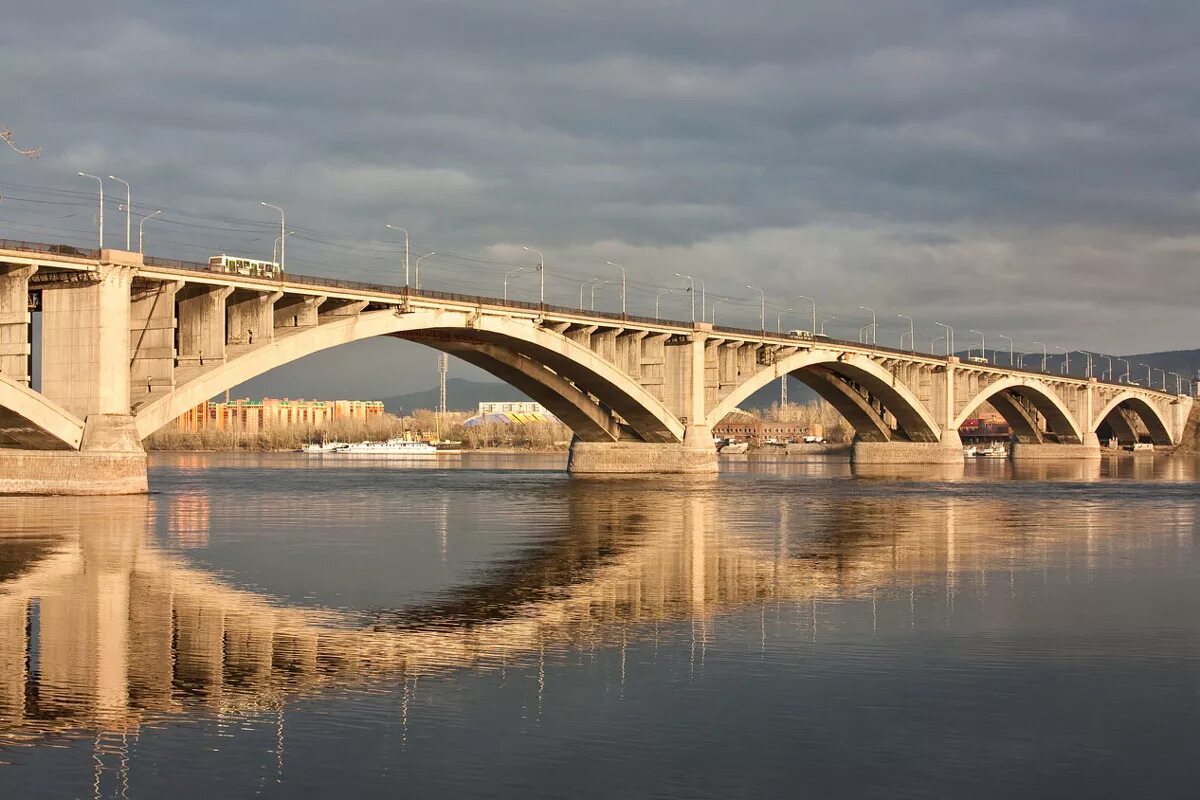 Красноярск мост через енисей фото Мост через Енисей :: Татьяна Афанасьева - Социальная сеть ФотоКто