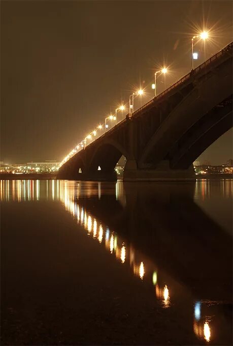 Красноярск ночью фото Nonstop Photos Stoodent / Ночной Красноярск