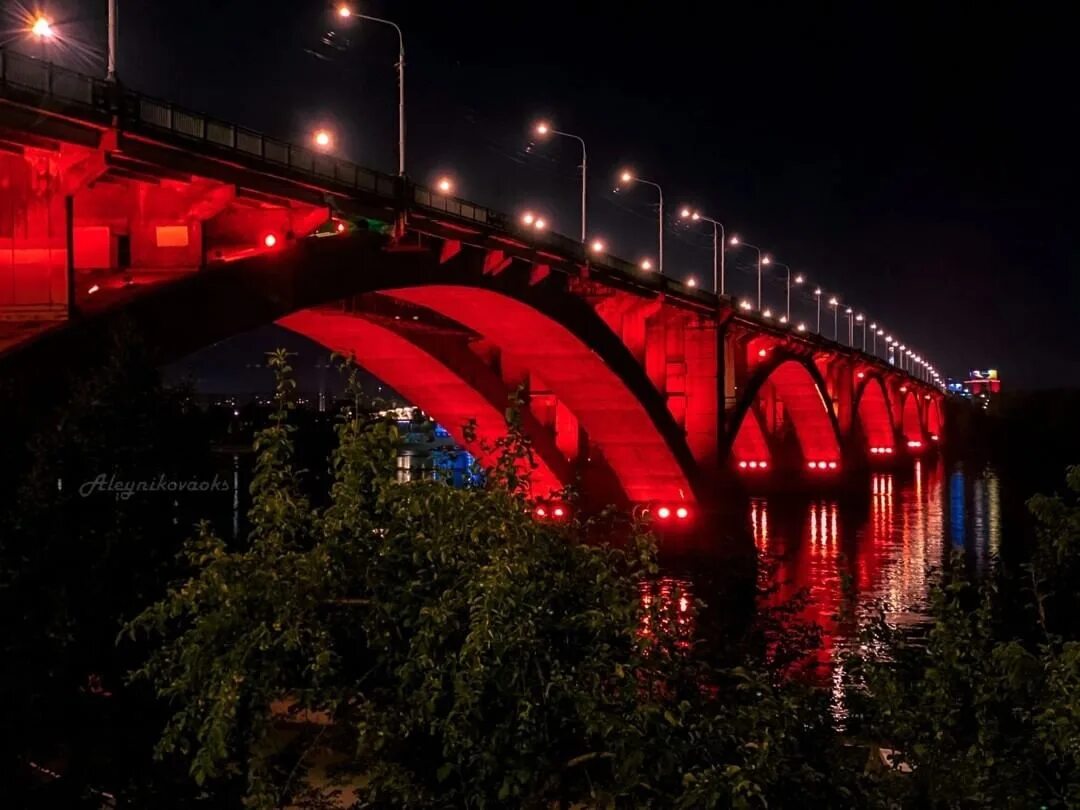 Красноярск ночью фото Хорошей вам ночи Фото: aleynikovaoks Сводки Красноярска