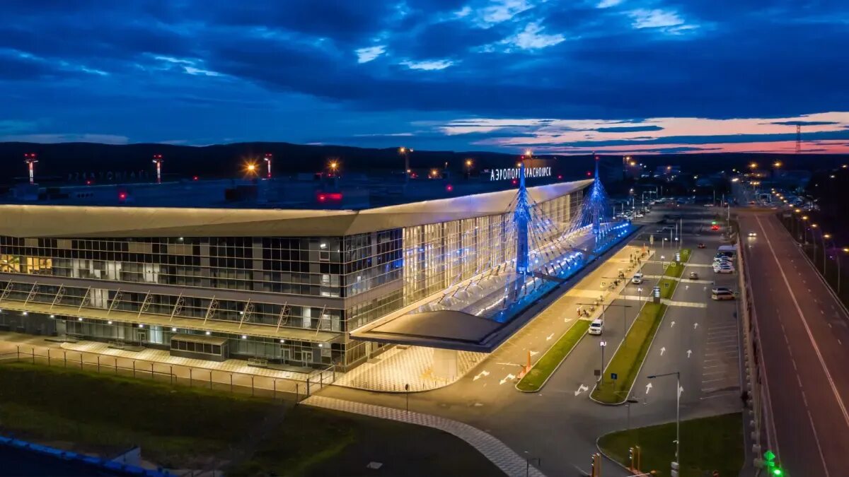 Красноярский аэропорт емельяново фото Международный аэропорт Красноярск имени Д. А. Хворостовского. Большая российская
