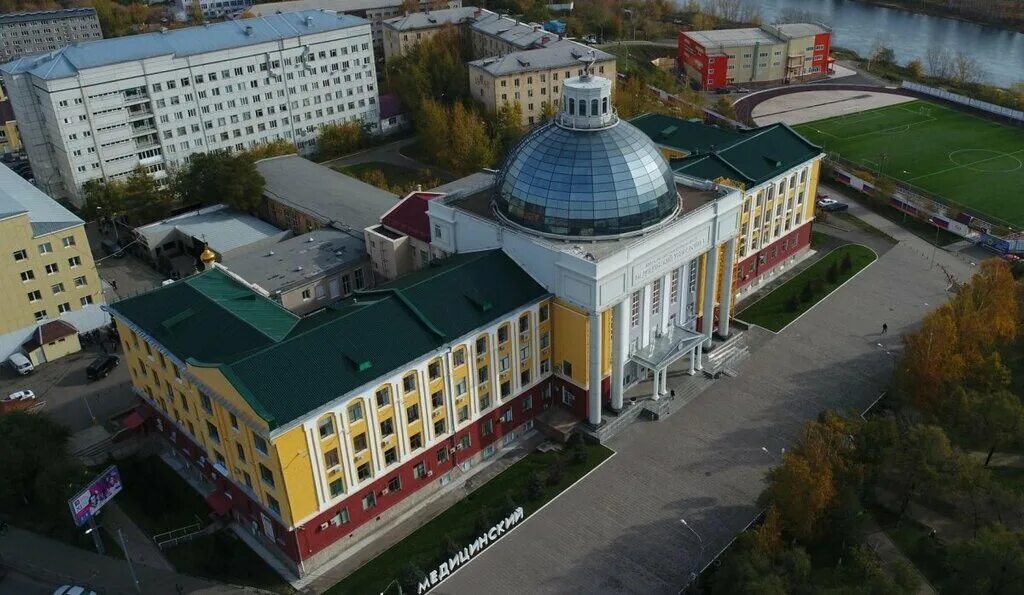 Красноярский медицинский университет фото Panorama: Krasnoyarsk State Medical University, university, Krasnoyarsk, ulitsa 