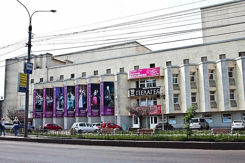 Красноярский музыкальный театр просп мира 129 фото Panorama: Krasnoyarsk Musical Theater, theater, Russia, Krasnoyarsk, prospekt Mi