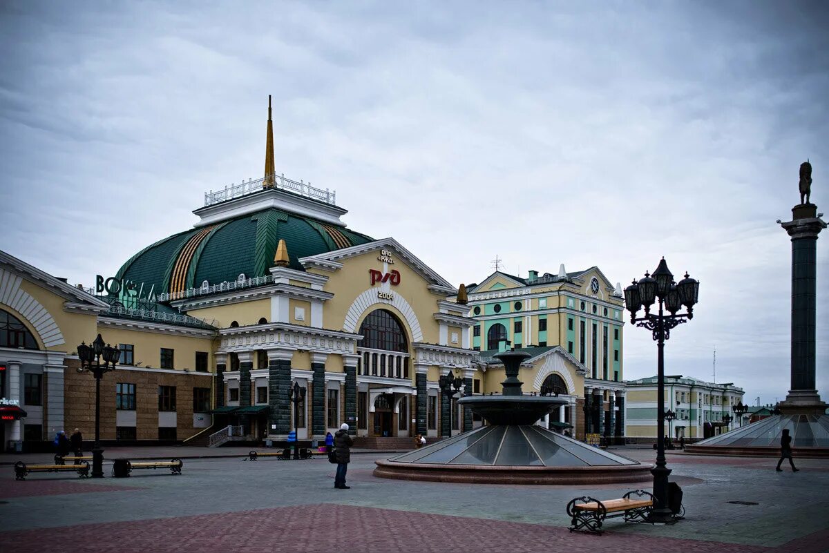 Красноярский жд вокзал фото Лучшие города Сибири Новости России сегодня Дзен