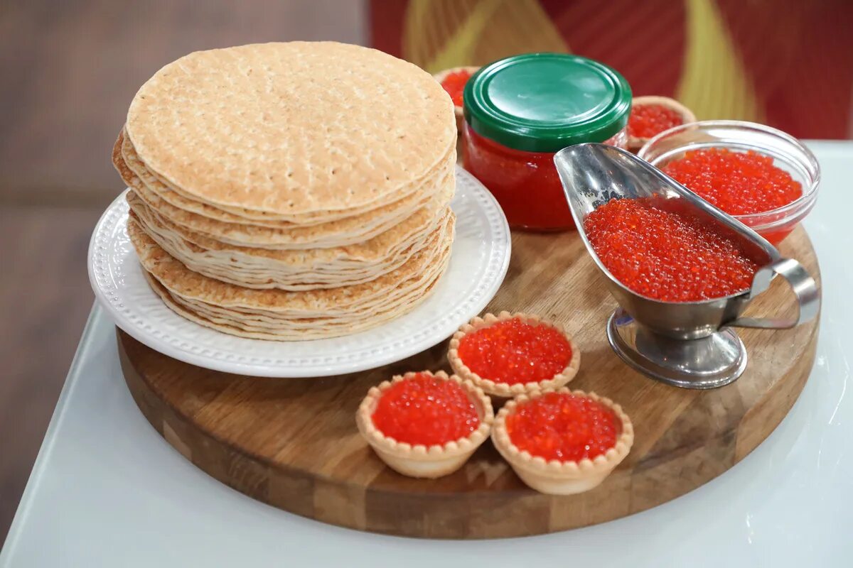 Красные блины рецепт с фото Блины с икрой красной eCookie.ru
