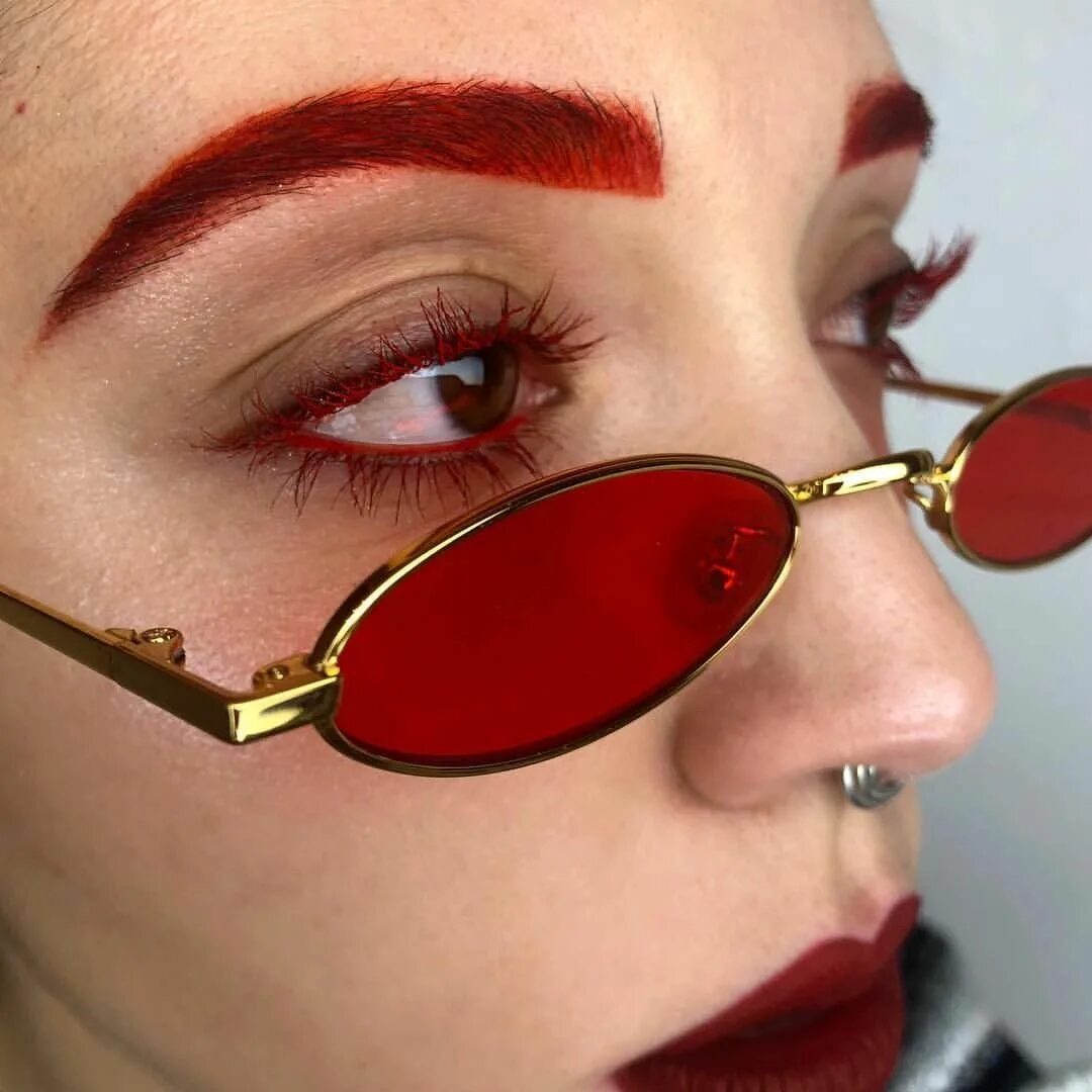 Красные брови макияж umrzec Everlasting liquid lipstick, Simple makeup looks, Fashion makeup