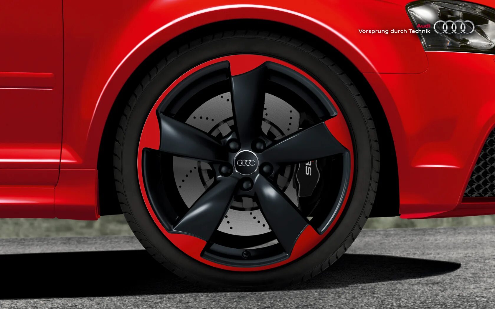 Красные диски фото Audi RS3 - official specs Page 6 VW Vortex - Volkswagen Forum