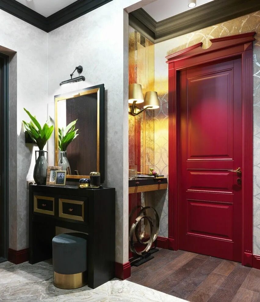 Красные двери в интерьере Красная дверь House design, Decor, Architecture design