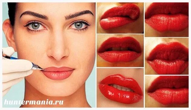 Красные губы перманентный макияж Что нужно знать, отправляясь на татуаж? http://www.huntermania.ru/2015/04/chto-n