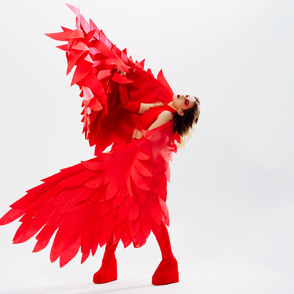 Красные крылья фото Cosplay Red Angel Wings Costume for Halloween, parties and festivals