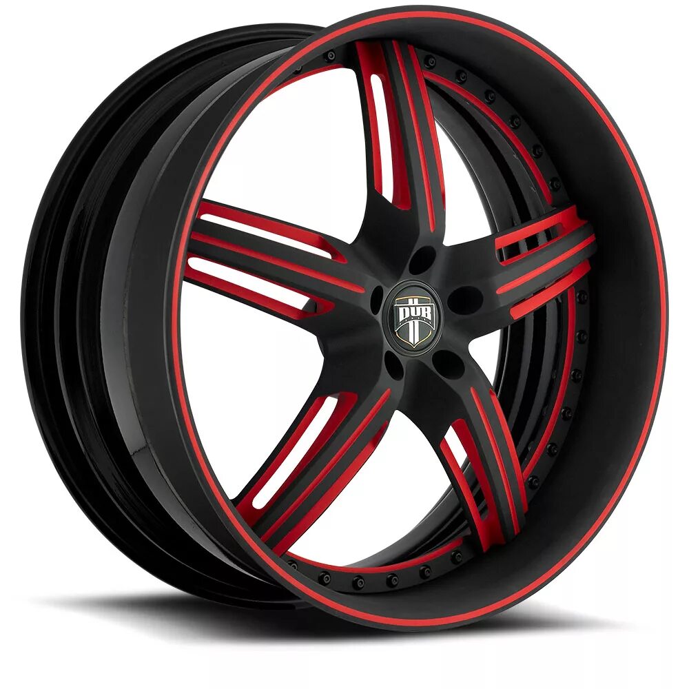Красные литые диски фото DUB Forged X-58 Wheels SoCal Custom Wheels