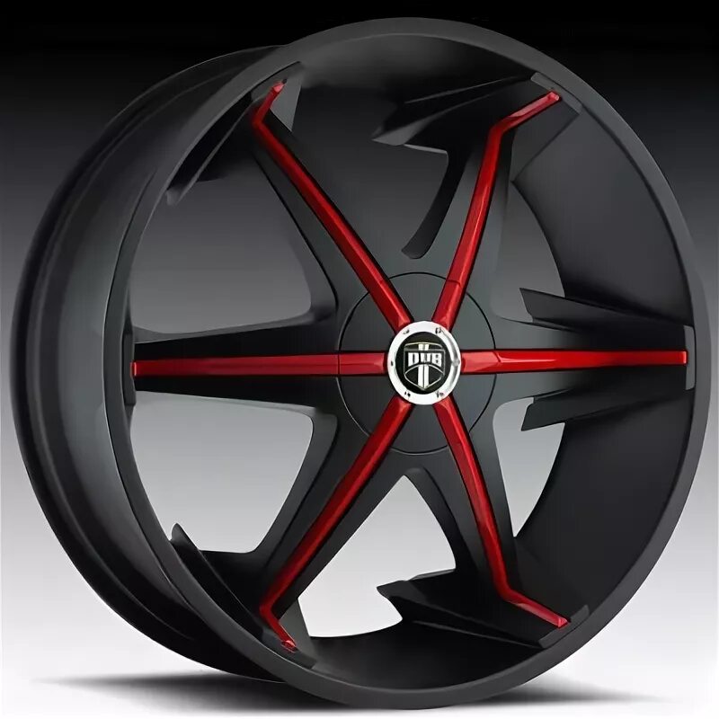 Красные литые диски фото DUB Wheels, DUB Rims