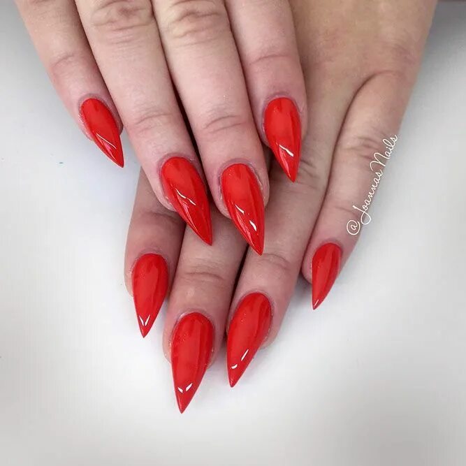 Красные острые ногти дизайн 40 Best Stiletto Nails Designs, Ideas and Tips for 2024 Акриловые ногти формы, Д