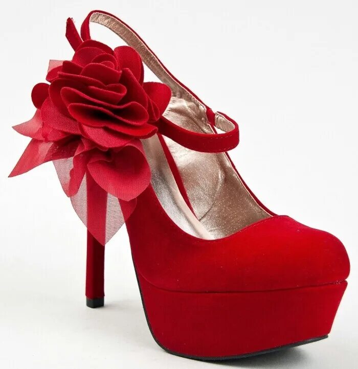 Красные платья туфли фото via google search #red #color #fashion #shoes #high heels #platforms Red high he