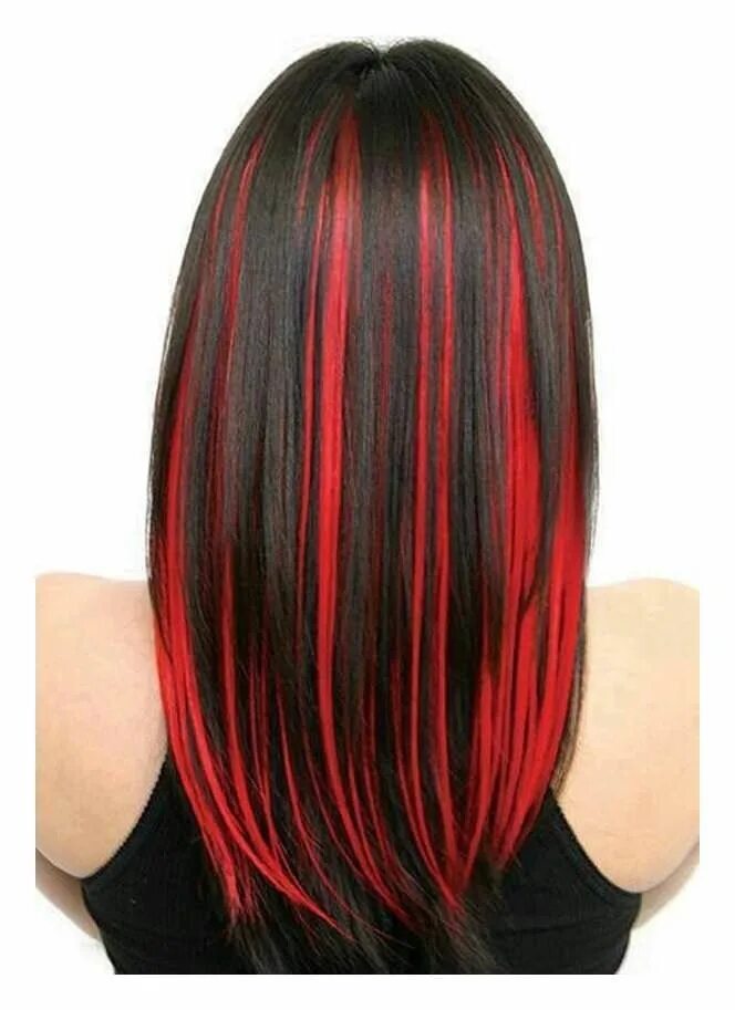 Красные пряди фото Pin by Gloria Martinez on Hairstyles Red hair streaks, Hair streaks, Hair styles
