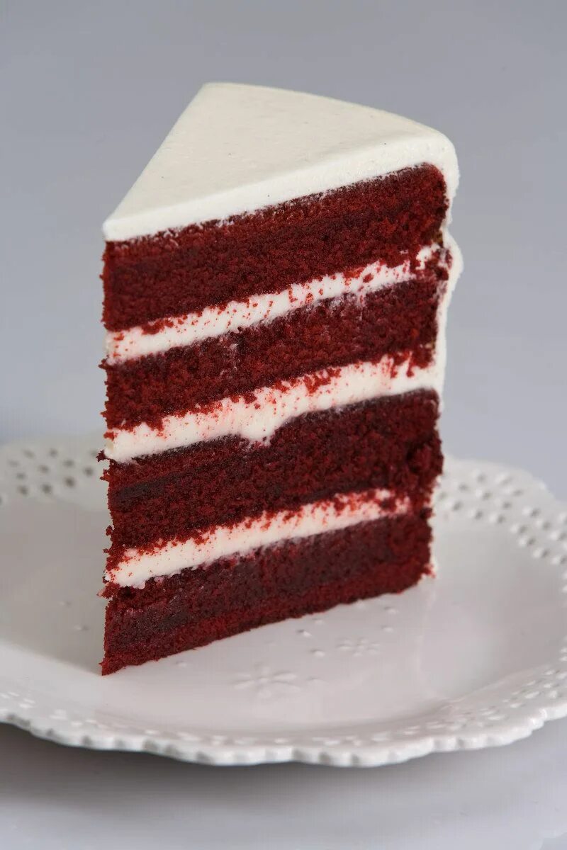 Красный бархат разрез фото Pin by Marletha Booker on Southern Desserts Baking soda cream, Southern red velv