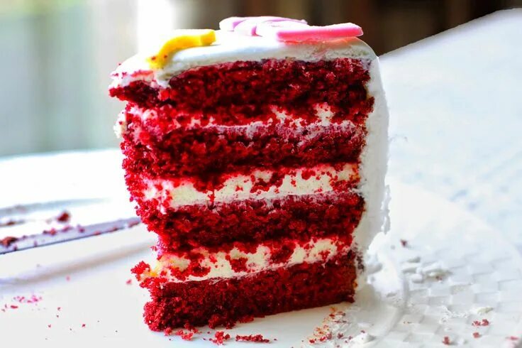 Красный бархат разрез фото Olivia Cooks in Holland: RED VELVET CAKE & MASCARPONE CREAM CHEESE FILLING Cake,