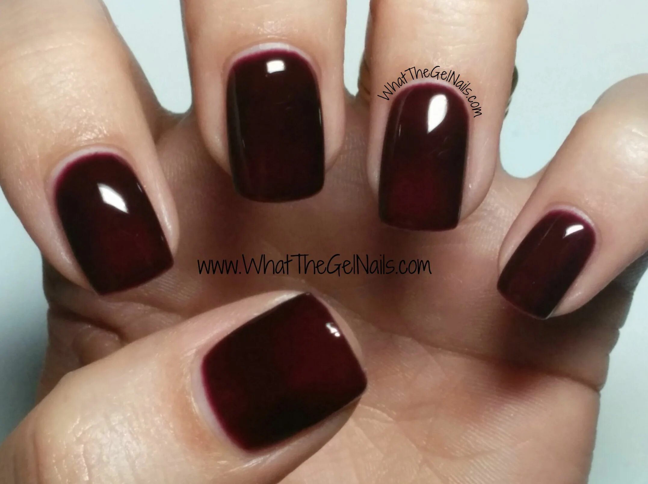 Красный бордовый маникюр на короткие Image result for gel nails polish colors Ibd gel polish colors, Gel nail polish 