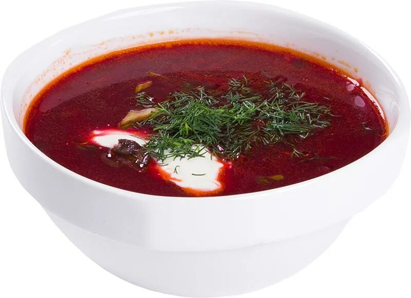 Красный борщ с мясом фото Борщ с говядиной от Теленок табака Красноярск Единая Служба Заказов Leverans.ru