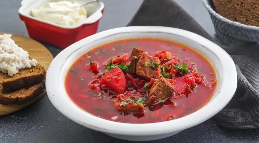 Красный борщ с мясом фото Разбираемся, что такое борщ как новое национальное достояние Украины - читать на