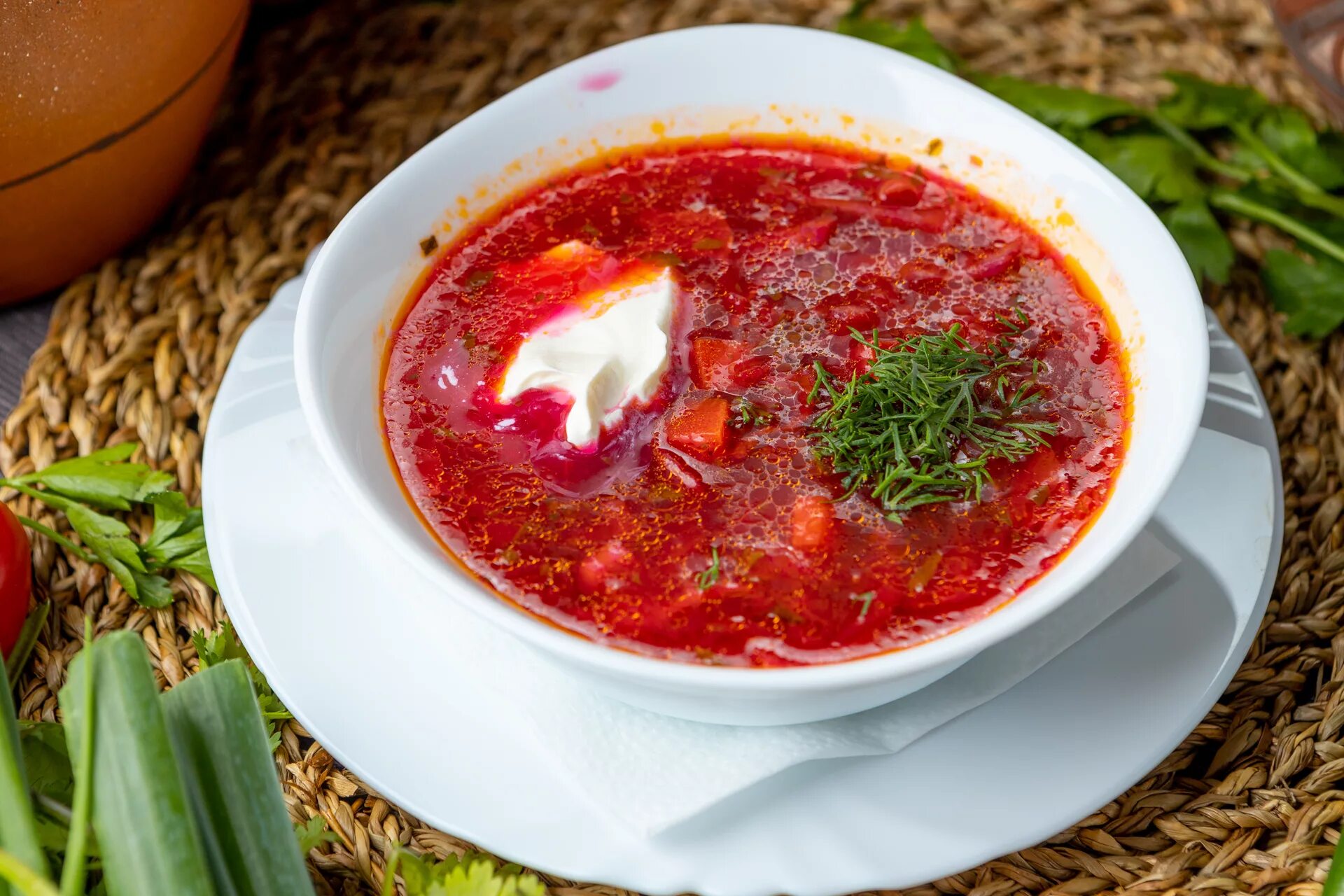 Красный борщ с мясом фото Особенности приготовления борща