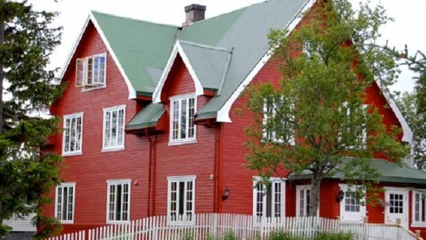 Красный дом как выглядит "maisons de norvege" (avec images) Maison, Maison du monde, Norvège