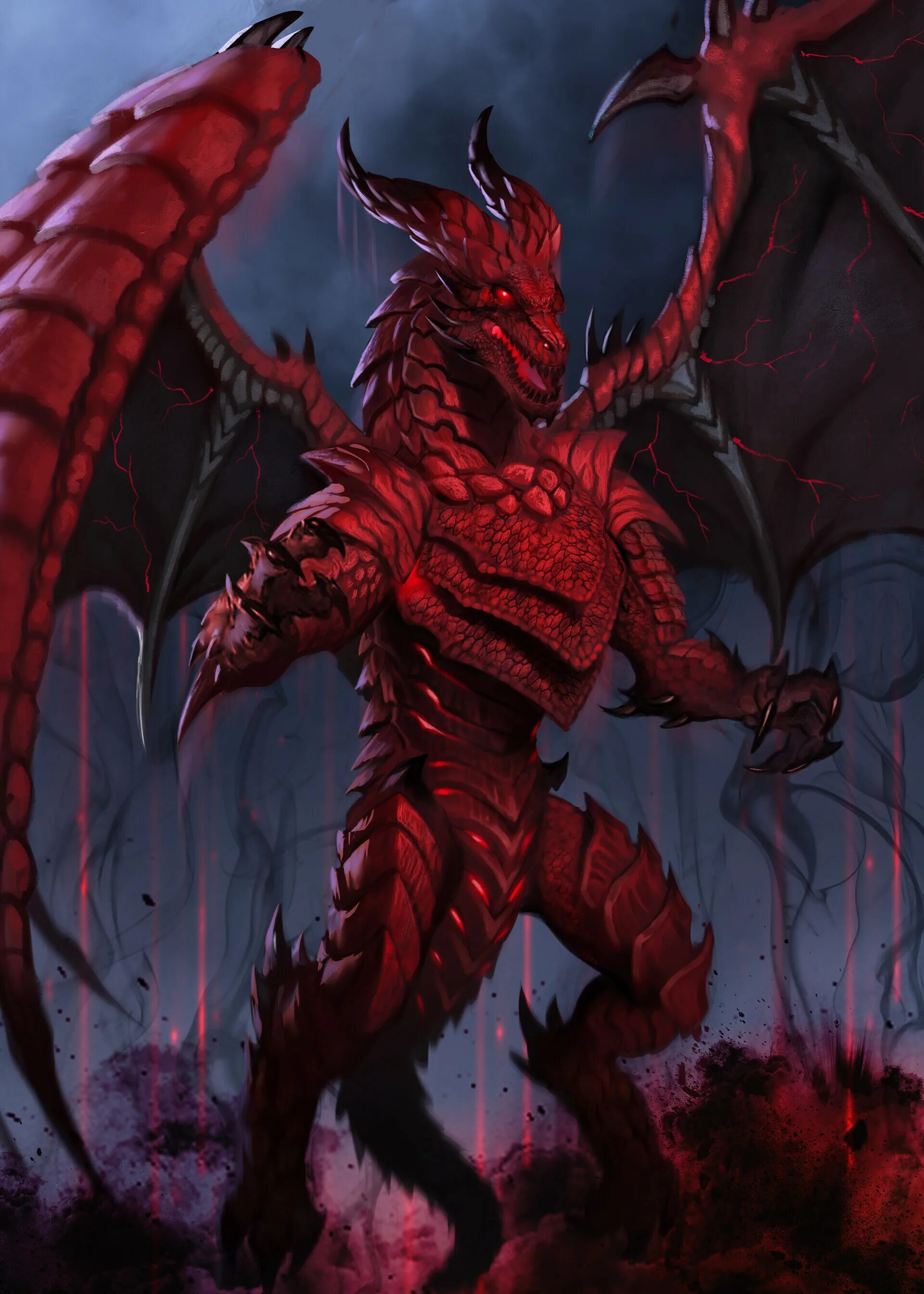 Красный дракон фото ArtStation - DragonVault Red Dragon