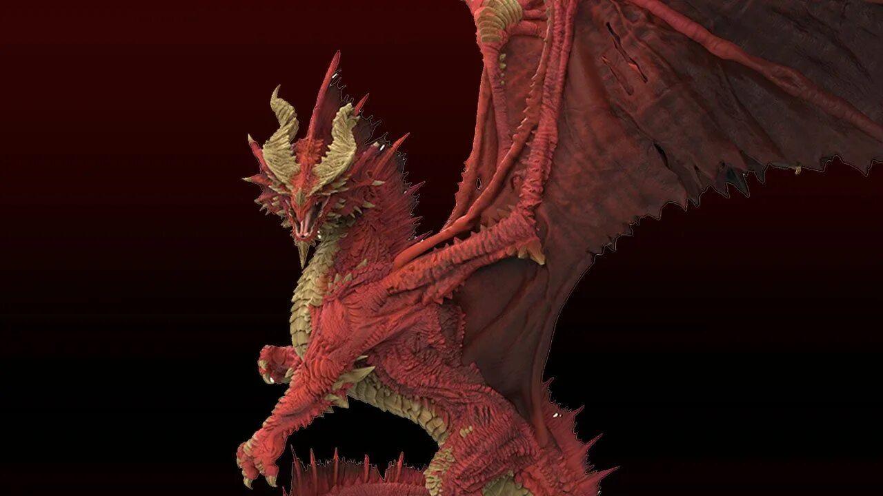 Красный дракон фото D&D Balagos, Ancient Red Dragon & Where to Get YoursIf you want a massive center