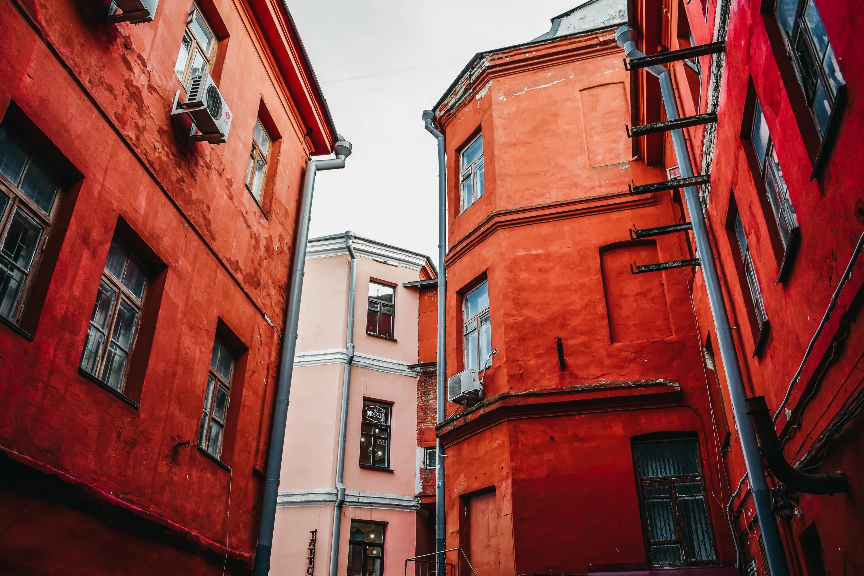 Красный дворик комсомольская ул 11 фото red and brown concrete buildings during daytime photo - Free Nature Image on Uns