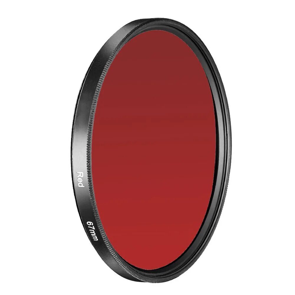 Красный фильтр для фото 67 mm full red filter, 67 mm filter threaded camera lens 67 mm filter red filter
