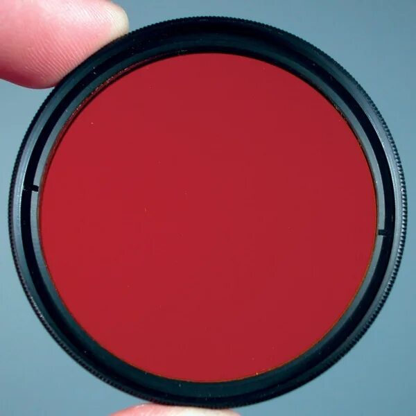 Красный фильтр для фото Red Filter 52mm - красный фильтр для подводной или черно-белой фотовидео съемки
